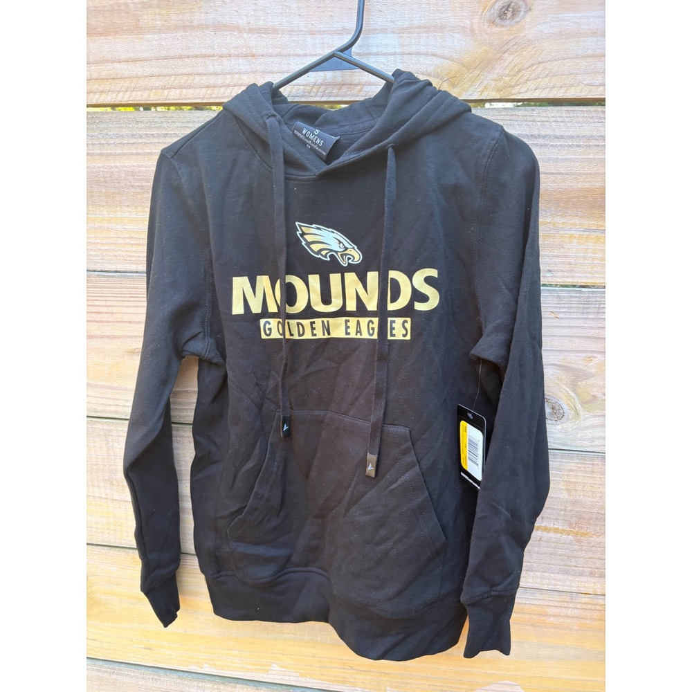 BSN Sports Mounds Golden Eagles Black Fleece Hoodie Womens Small BSN8002 NWT